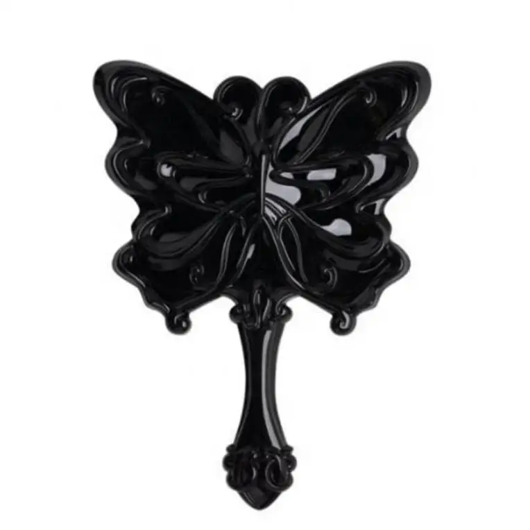 

Butterfly mirror Portable handle mirror creative plastic vanity
