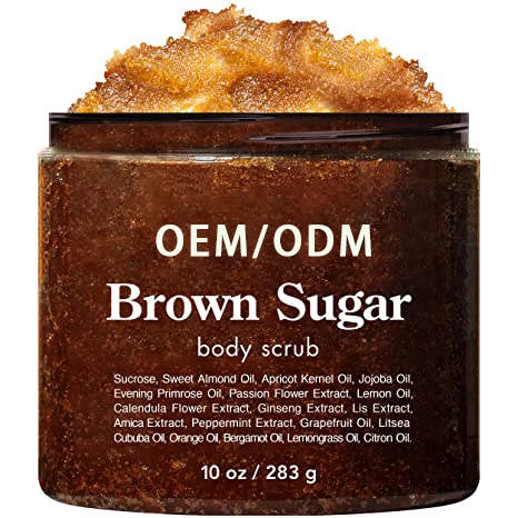 

Aixin Private Label Organic Brown Sugar Face Body Scrub Whipped Exfoliating Whitening Brown Sugar Body Scrub