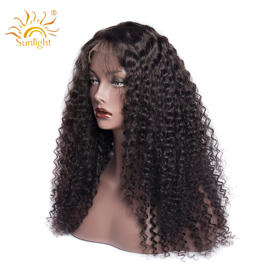 4x4 Closure Wig Curly Human Hair Wigs Pre Plucked For Black Women Brazilian Short Remy Lace Wigs Sunlight Human Hair Wig