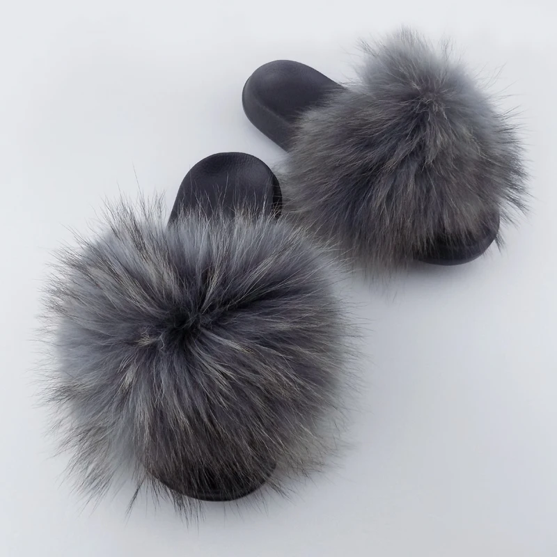 

Comment On Good Slides Real Raccoon Fur Slippers, 15 colors