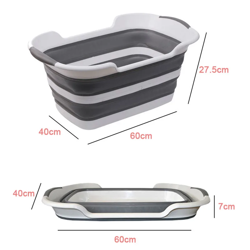 

Large Capacity Plastic Product Folding Collapsible Foldable Bathtub for New Born Baby Children Pet Washing