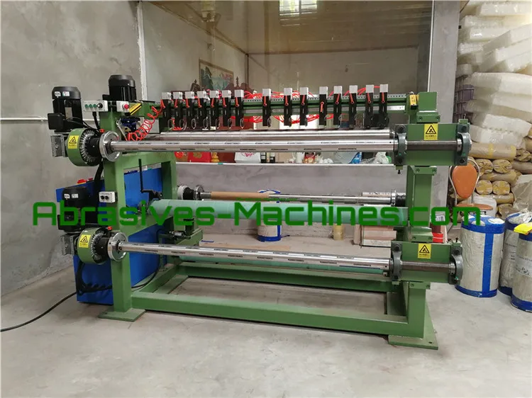 China factory abrasive jumbo roll slitting machine for abrasive belt