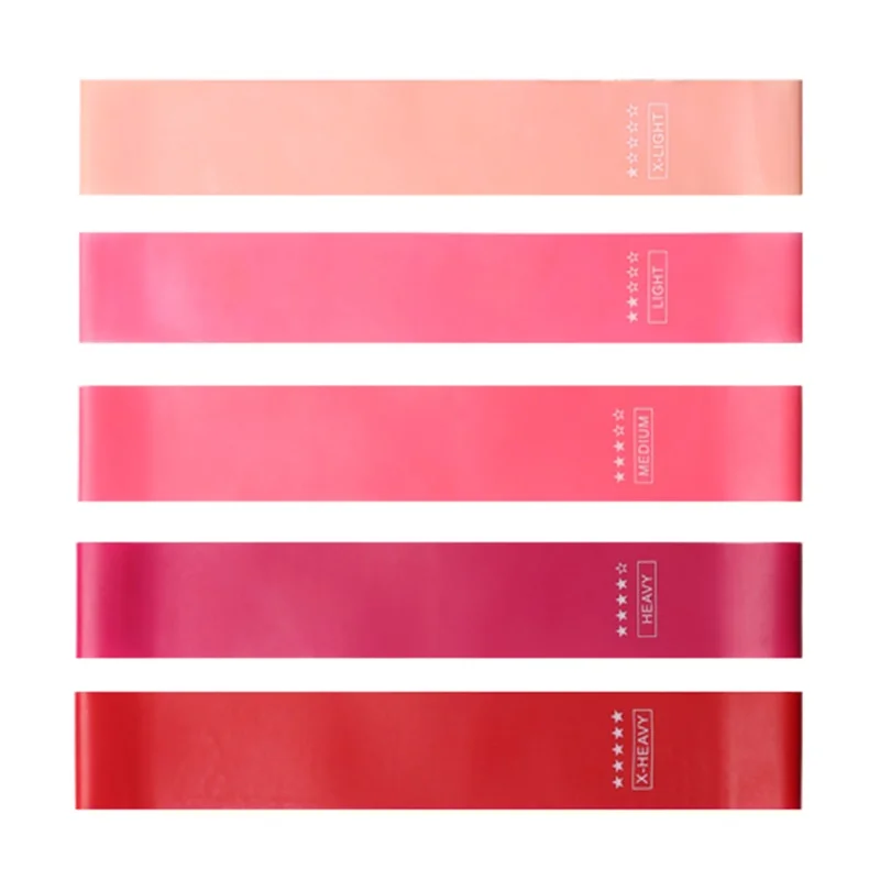 

custom Mini Resistance Loop Band set Exercise Fitness Resistance Bands Wholesale Latex Stretch Resistance Bands, Customized color