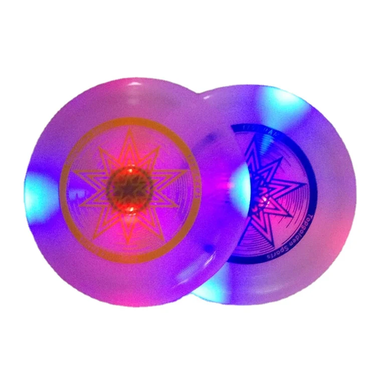 

Wholesale PP Plastic Flexible Led Ultimate frisbeed Outdoor Toys Games Flying Disc For Kids Children Adult Sports, White/yellow/orange/blue/black