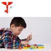 DIY Early Education Handmade Wooden Beads Building Blocks Toy Digital Train Threading Bead Puzzle