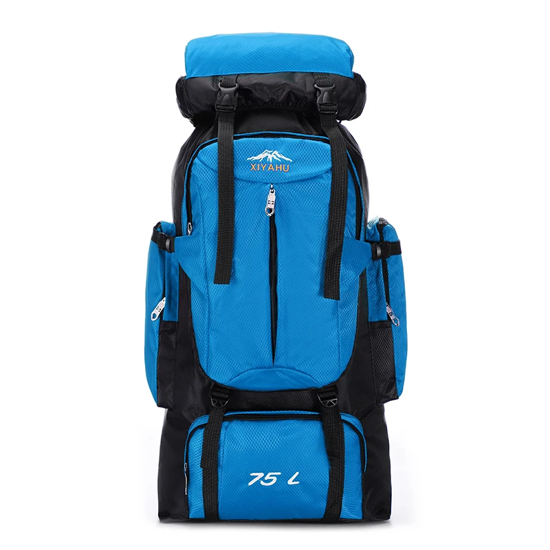 

2021 75L waterproof outdoor camping travel mountaineering bag