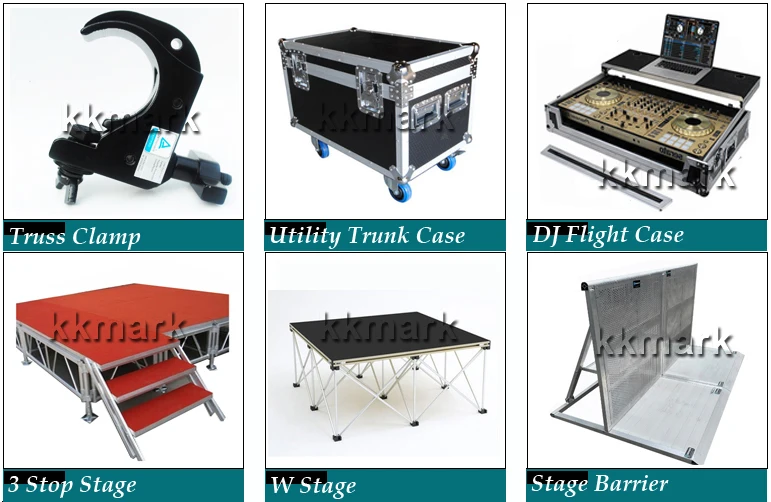 Customized 12U Rack Newtek Workstation Flight Road Case