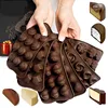 Hot Sale DIY FDA Non-stick silicone chocolate cake mold silicone chocolate molds