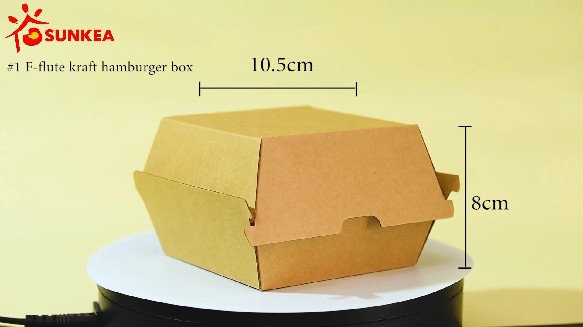 Details about   X25 Burger Boxes compostable board recyclable biodegradable the green effect new 