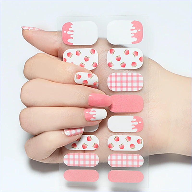 

Beauty Sticker Factory Price Customized Design Nail Stickers OEM/ODM Designer Nail Wrap For Girl, Customers' requirements