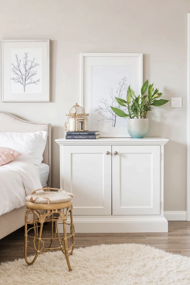 Lily-themed living room with kids toys