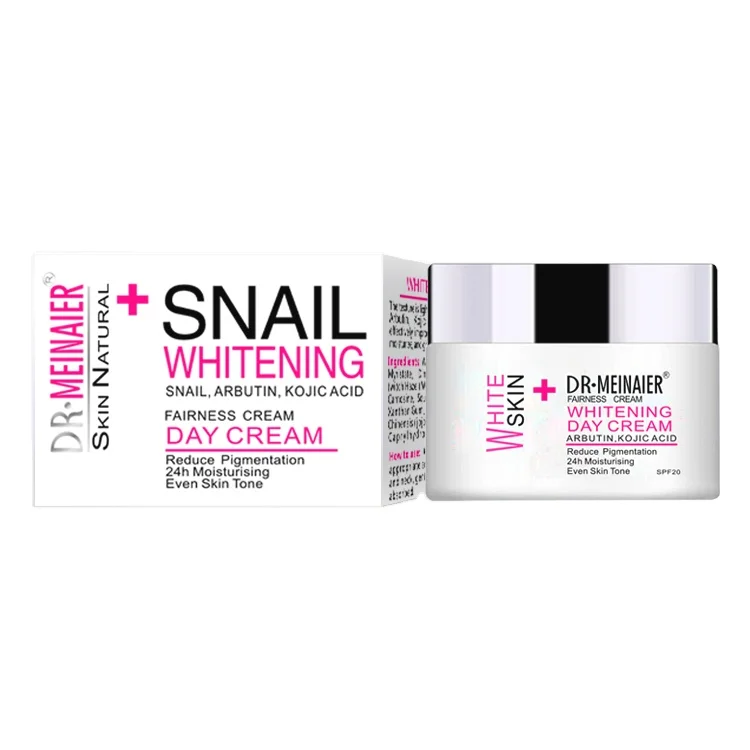 

Snail Face Cream Serum Cleanser Korea Whitening Cream Moisturizing Anti Aging Day and Night Skin Care Private Label OEM