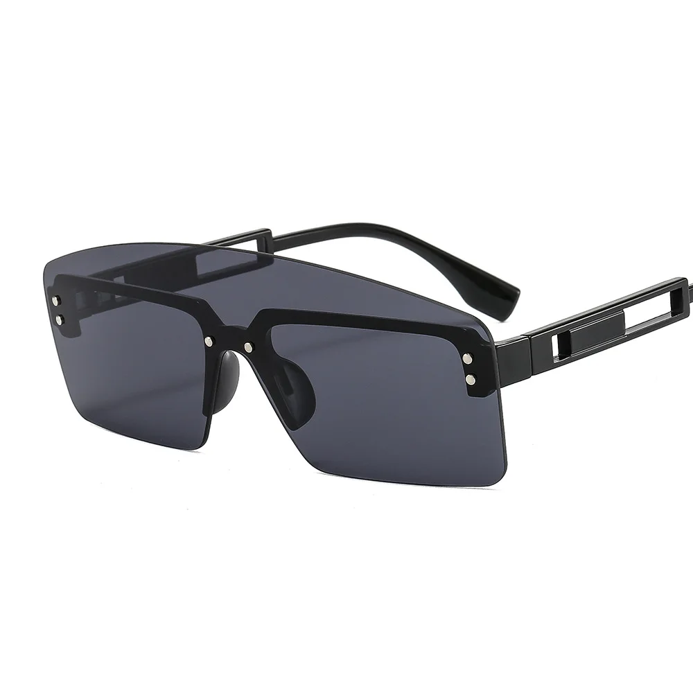 

One Piece Lens Rimless Colorful Personality Sports UV400 trade assurance bike Sunglasses 2021