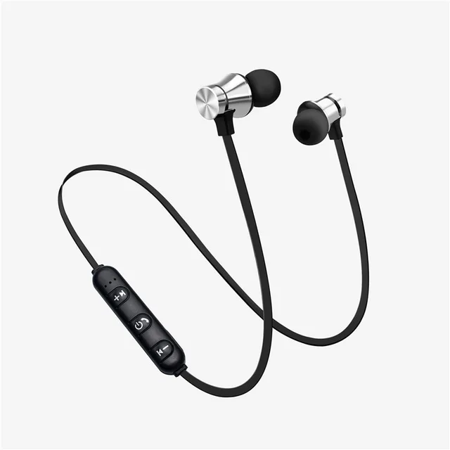 

Wireless Headphone Earphone Magnetic Headset Neckband Sport Running Earphones For iPhone Samsung Xiaomi TWS Earbuds, Black/blue/gold/silver