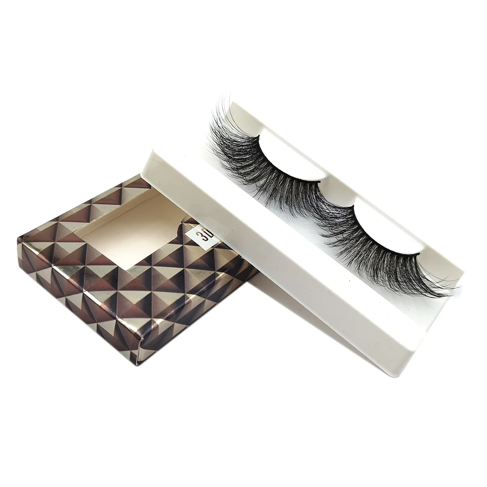 

hot sale 25mm 3D eyelashes 3d false eyelashes fake eyelashes manufacturer eye lashes, Black