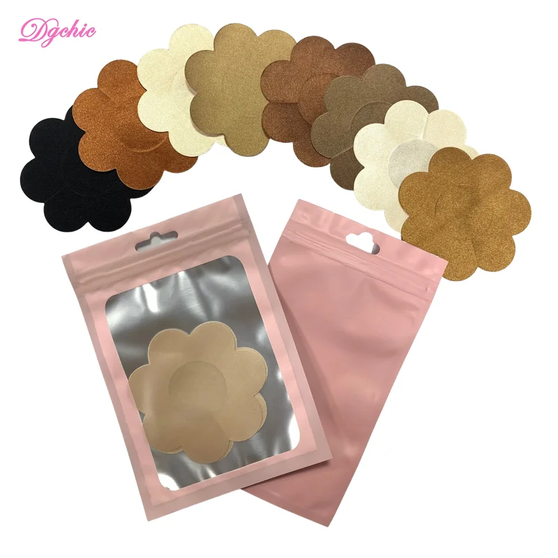 

Satin Disposable Nipple Cover Breast Nipple Cover In Different Skin Tones, Beige,skin,tan, brown, black, bronze, chocolate,madder brown