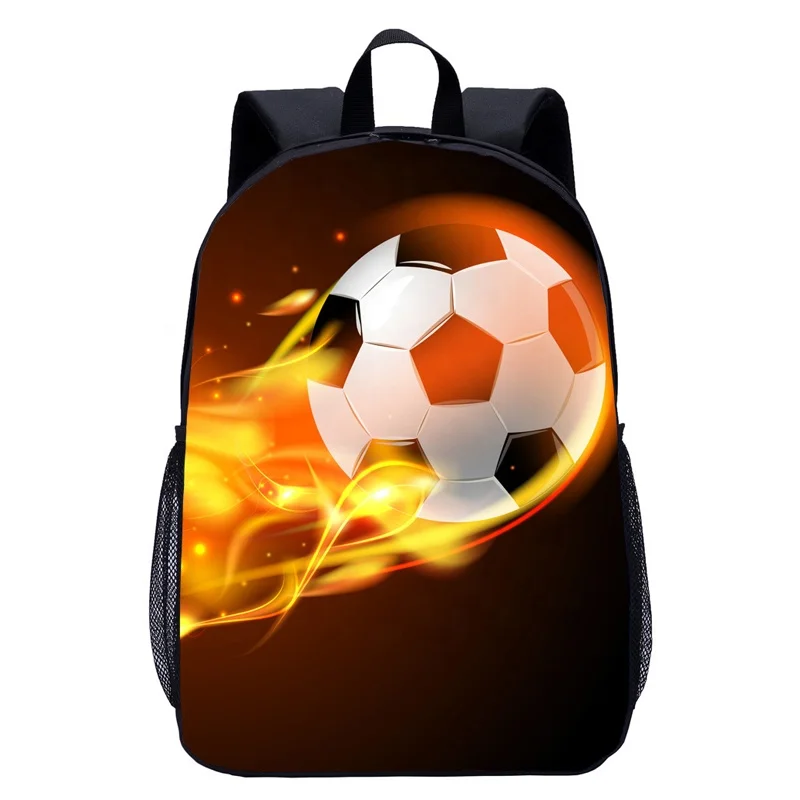 

MOQ 1pc Custom Football Basketball Print Sports Team Backpack for Teenagers Students Kids Boys Gift School Bag Bookbags