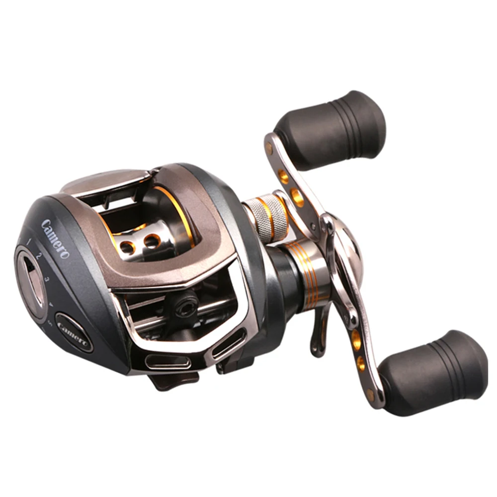 

CEMREO Fishing Casting Reels 18BB 6.3:1 Reel Fishing Casting, Blue/ red/ gold