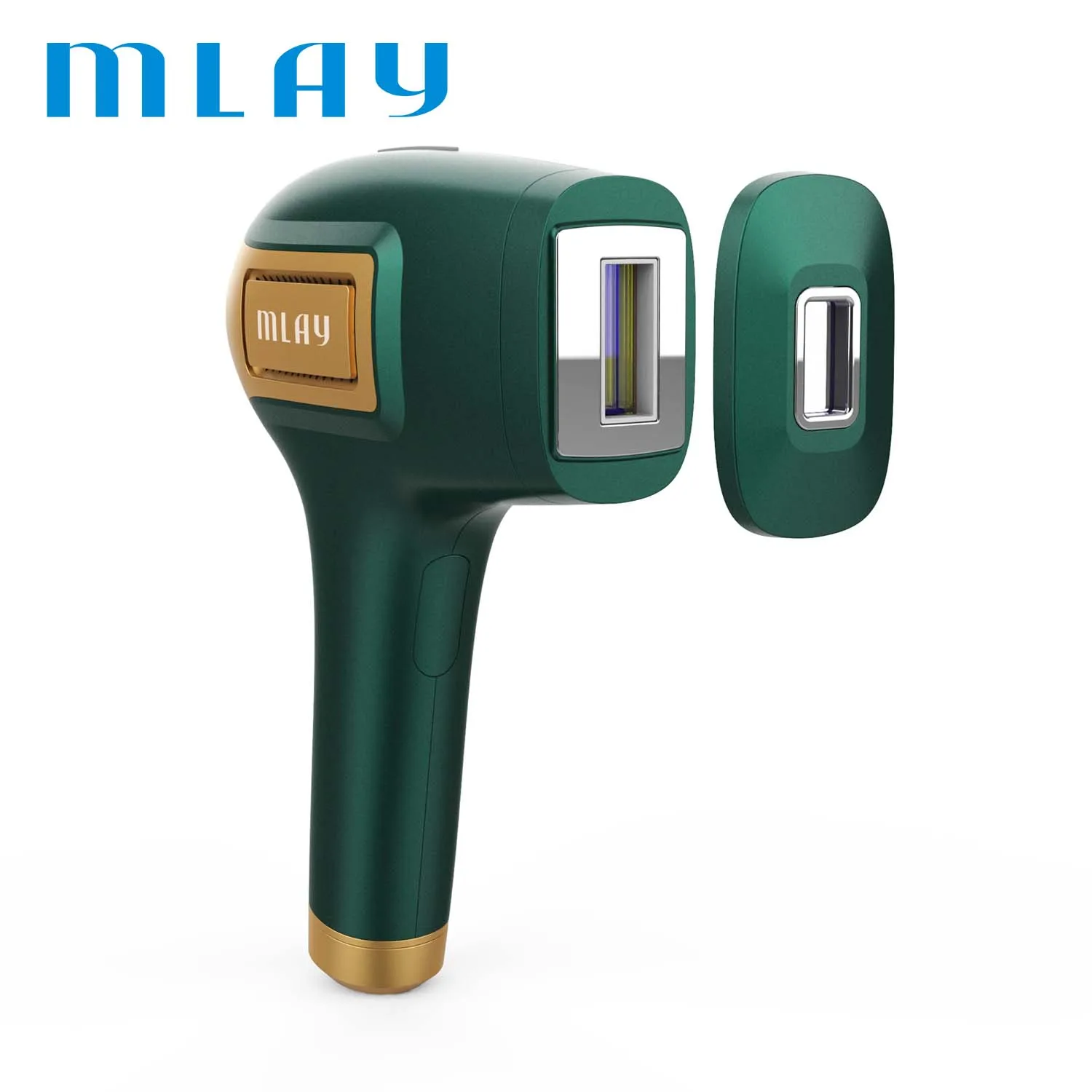 

Mlay T5 body removed hair ice cooling home use ipl laser hair removal machine, Gold;green