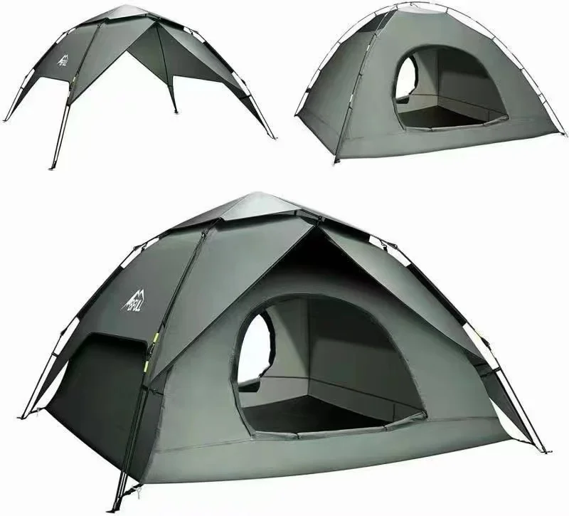

double layers double doors tent