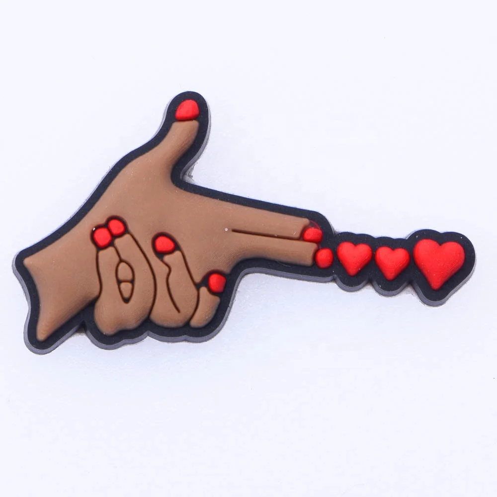 

Valentines Croc Charms Heart Love Shoes Charms Rose Flower Shoe Charms For Croc Shoes Wholesale, Customized