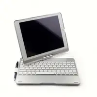 

Rotating Stand Aluminum Multi-angle Wireless BT For iPad 9.7 Case Keyboard