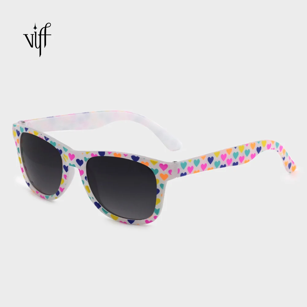 

VIFF Outdoor Kids Sunglasses HPK15057 High Quality Safe UV400 Protection Custom Label Kids Shades, Multi and oem