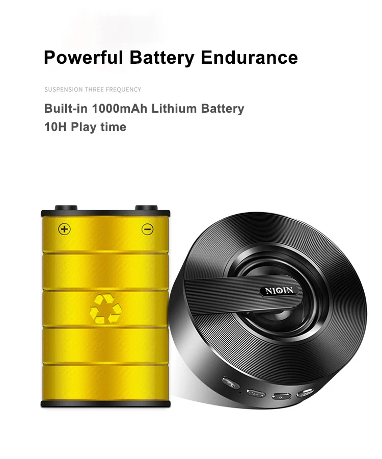 Wireless Bluetooth Speaker Phone Mini Portable Small Steel Cannon Home Audio Subwoofer Speaker - ANKUX.COM