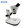 SZ650 Binocular Zoom 7X-45X Stereo Microscope with reflected and transmitted led light suorce