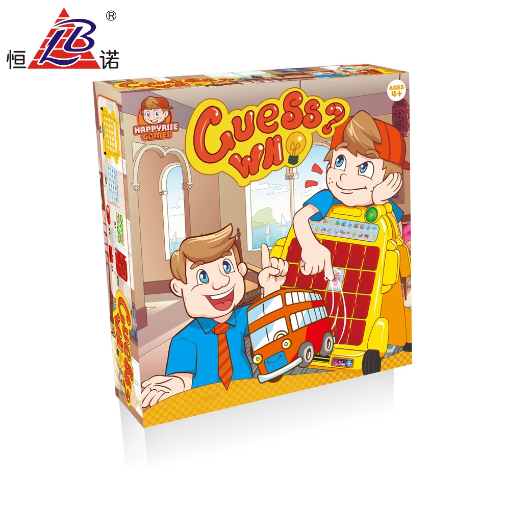 

OEM Custom Guess Who Game For Child Giant Guess Who Board Game With CE, Black,yellow & red