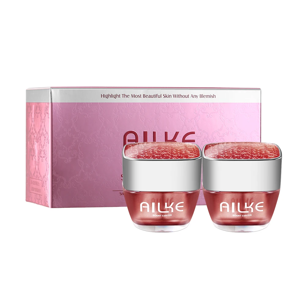 

Wholesale Ailke 2 pcs Dubai Name Best skin care for black women skin forever superior whitening day and night face cream, Day cream:white/night cream:yellow