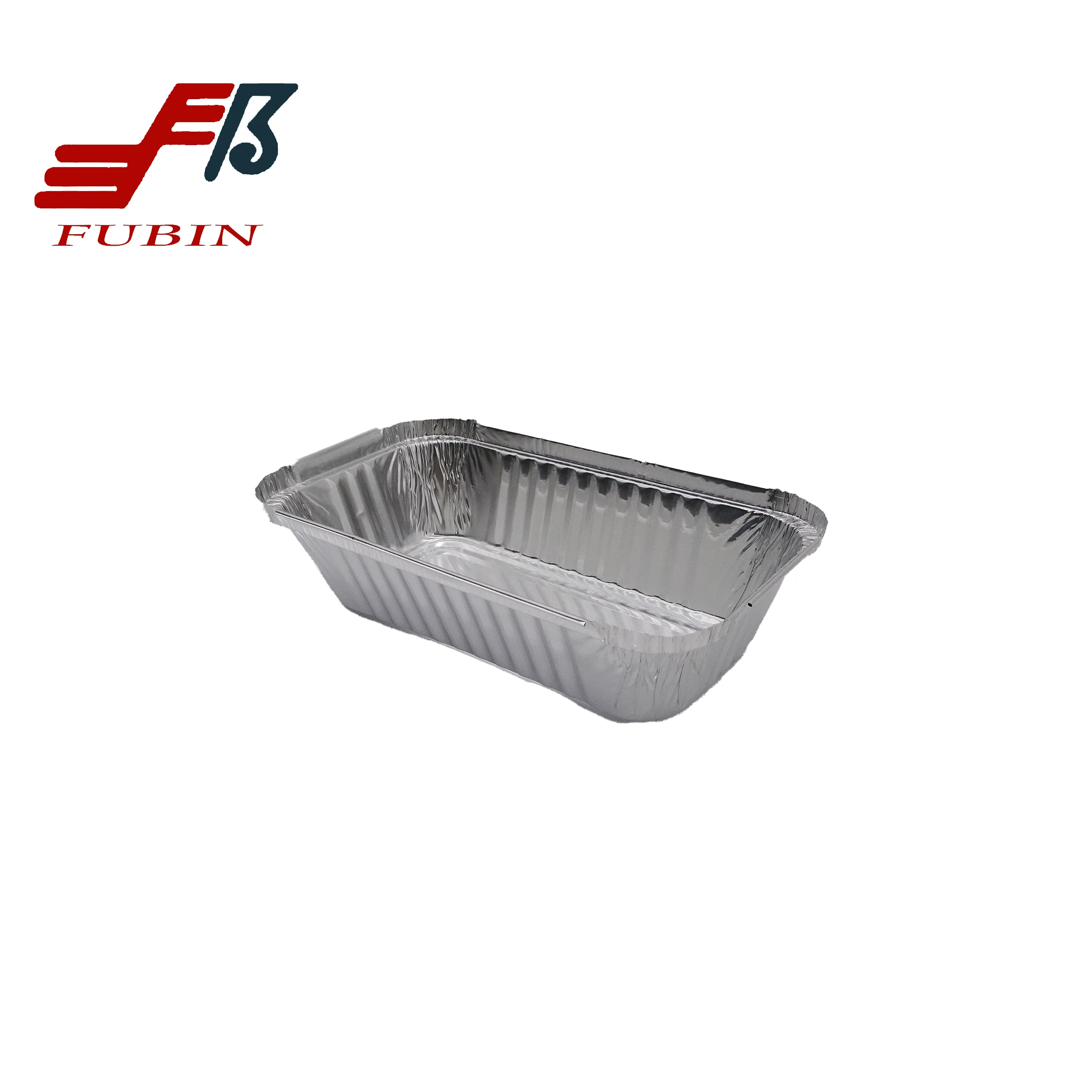 550ml Disposable Aluminum Foil Plates Rectangular Deep Loaf Pan