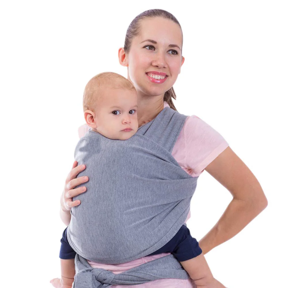 

hot sell organic cotton baby sling wrap with your designs, Black;red;orange;gray;blue and so on