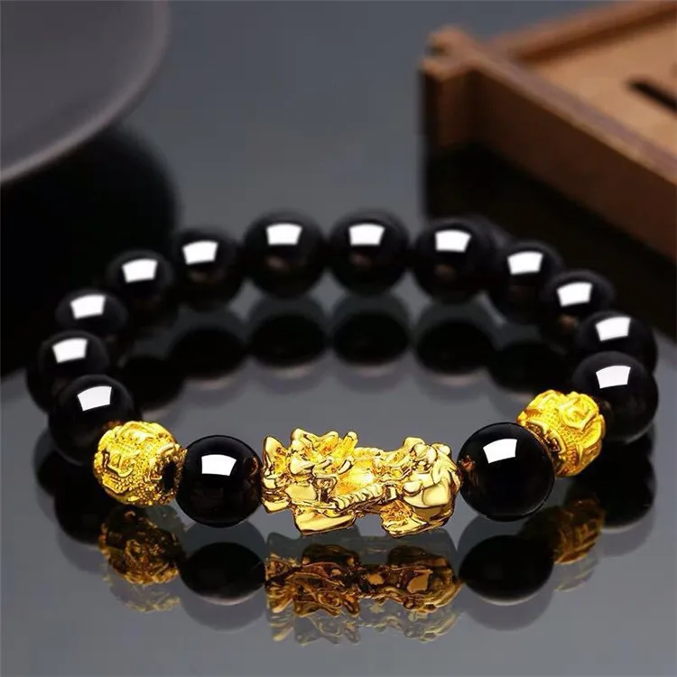 

Color-changing Pixiu six-character mantra bracelet fashion bracelet gift jewelry women wholesale, Picture shows