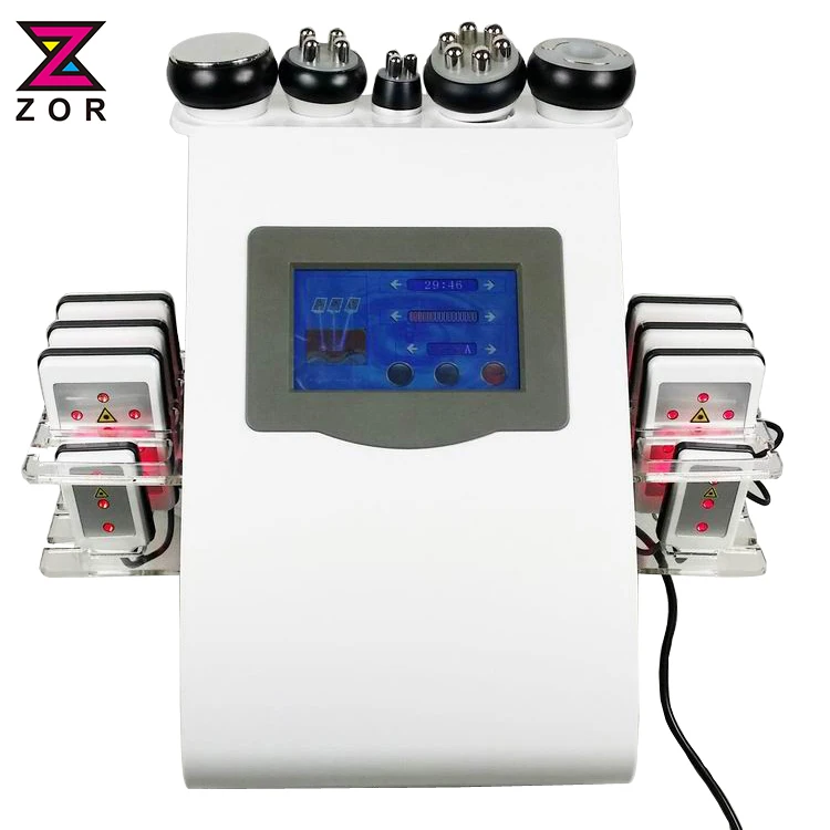 

Portable 5D 40K rf lipo s shape ultrasonic slimming 6 in 1 cavitation machine