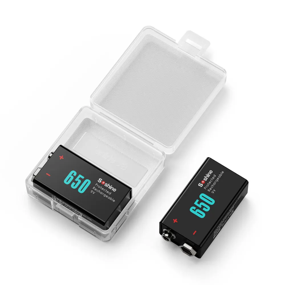 Soshine Wholesale 2 Cells 9 Volt Battery Storage Case
