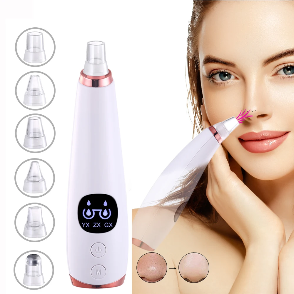 

Teenager Korean Uk Blackhead Removal Electric Facial Skin Care Pore Cleaner Gun Vacuum Suction Blackhead Remover For Home