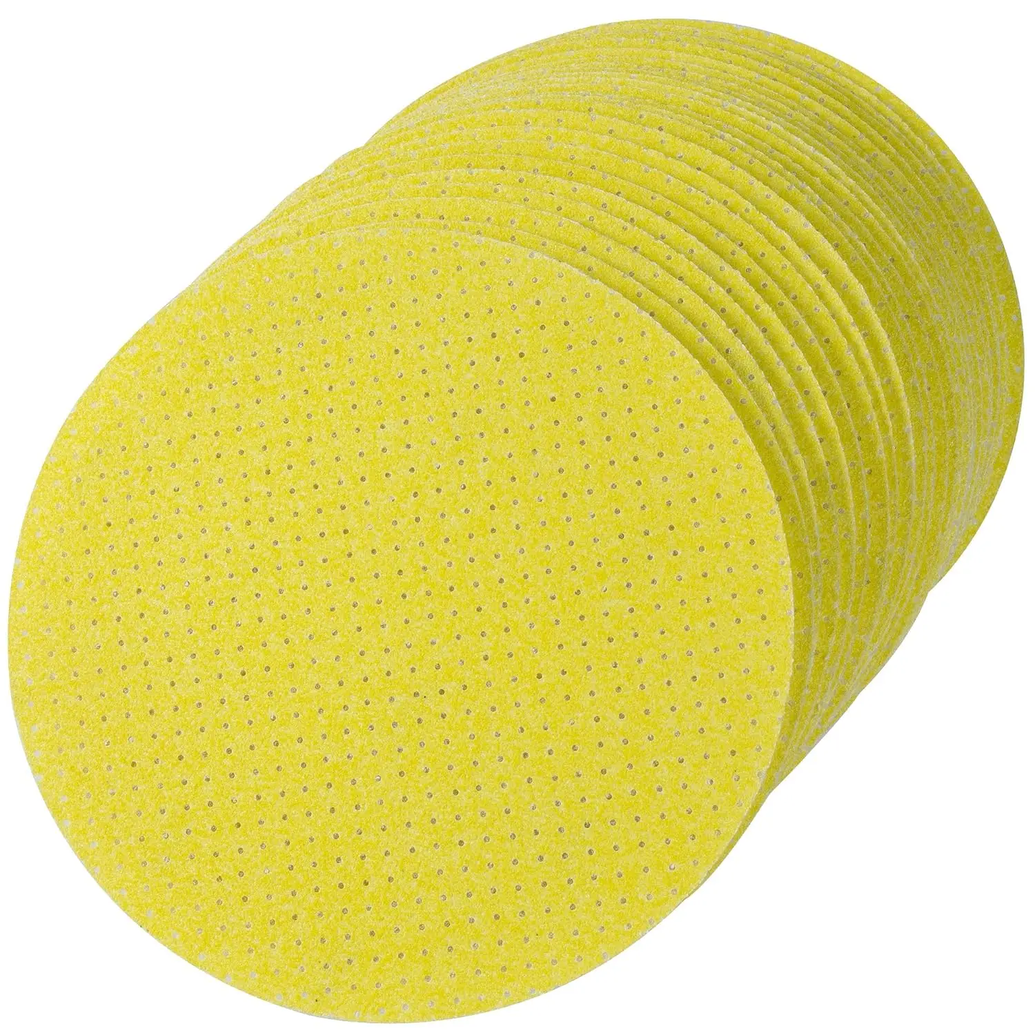 9inch Round Yellow Multi Holes Drywall Sander Discs60/80/120/180/220GritHook and Loop