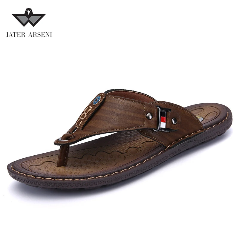 

High quality fashion sandal dubai beach man's sandals outdoor casual flip flops for male