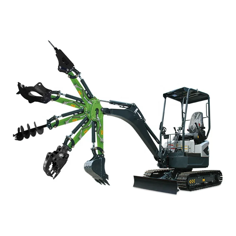 

CE approved Hydraulic Crawler Machine Digger Excavator with a variety of Accessories