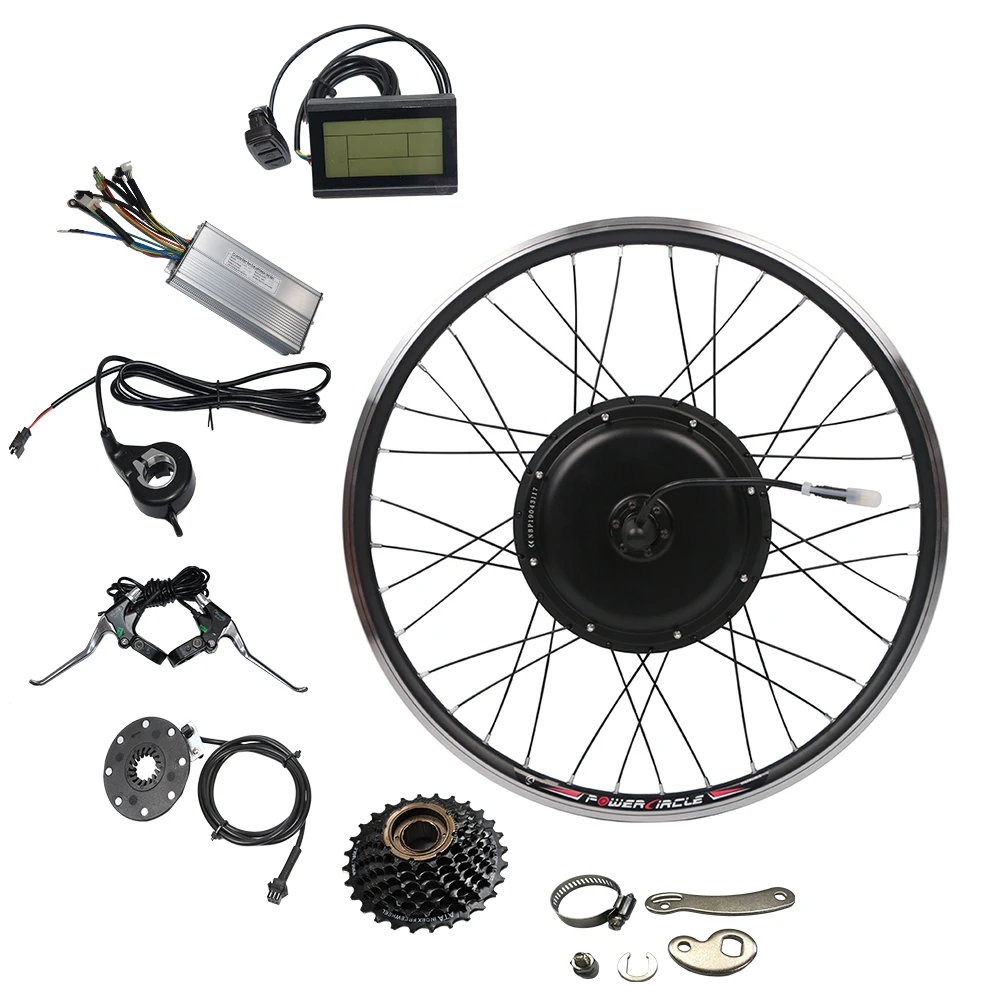 

freeshipping to USA 48V 1200W electric bike conversion kit with LCD3 display