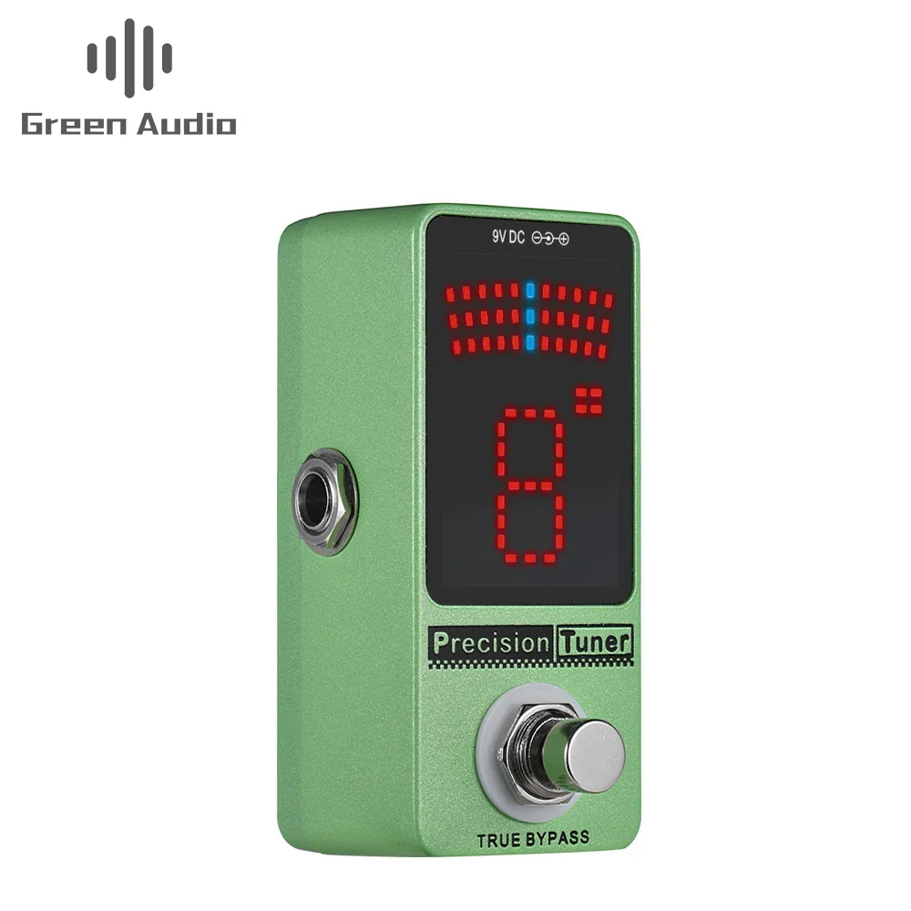 

Acoustic Guitar Tuner Pedal Precision Tuner Pedal Guitar Pedal Tuner LED Display with True Bypass for Chromatic Guitar Bass