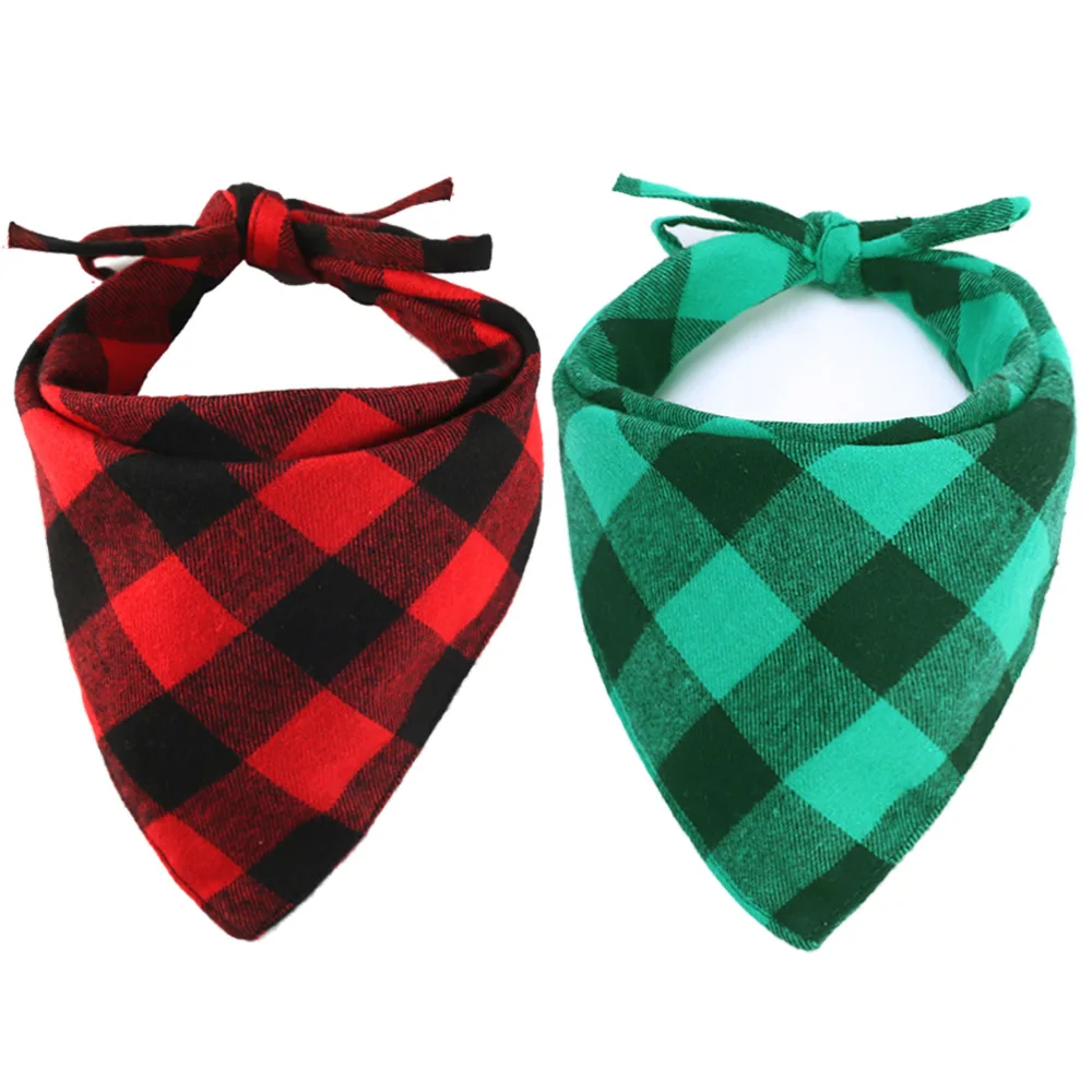 

Comfortable Scarf Reversible Adjustable Cotton Dog Bandana Bibs, Colorful