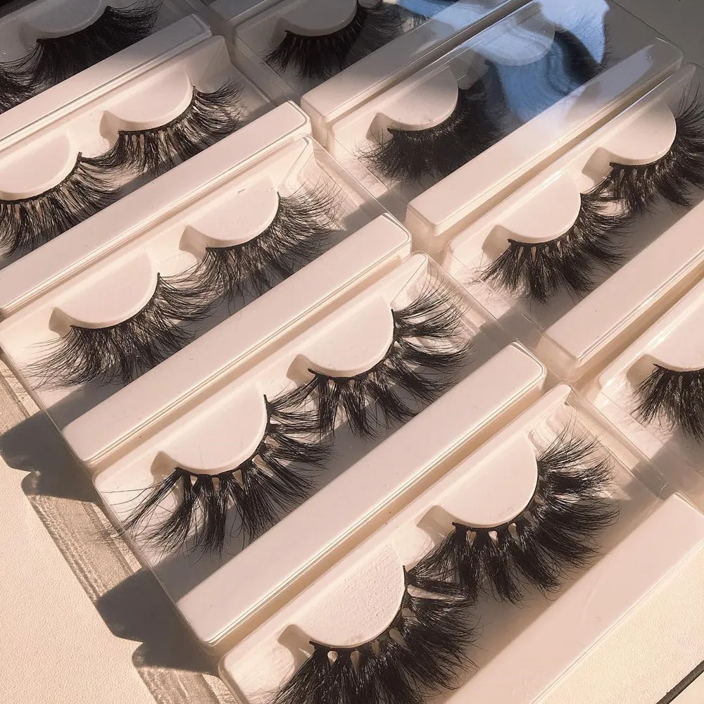 

Free Samples wholesale eyelash packaging fluffy lashes3d wholesale vendor 25mm custom logo eyelash packaging