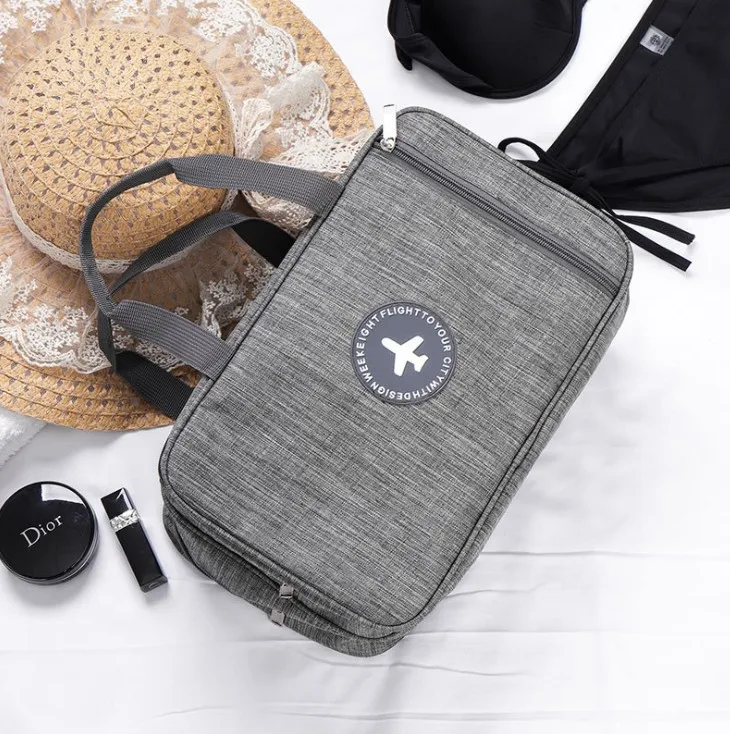 

Amazon New Hot Sale Waterproof Portable Cosmetic Bag Travel Wash Hand Bag