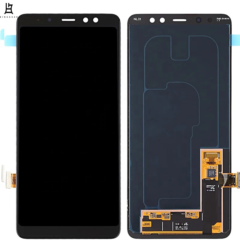 

Replacement original mobile phone lcd for Samsung Galaxy A8 Plus A730 A730F 2018 LCD Display Touch Screen Digitizer, Black