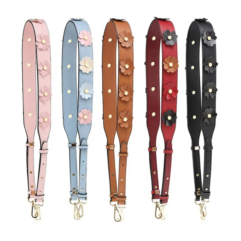 

Meetee B-S020 Length Adjustable Widen Flower Handbag Belt Handbag Replacement Bag Strap