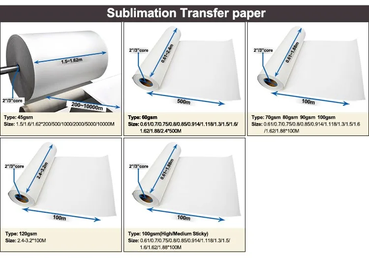 Obm Sublitextile Sublicotton A3 A4 Sublimation Transfer Paper For ...