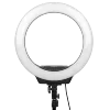 AFI hot adjusting cold and warm dual lights and LCD screen display color temperature and balance battery LED ring light
