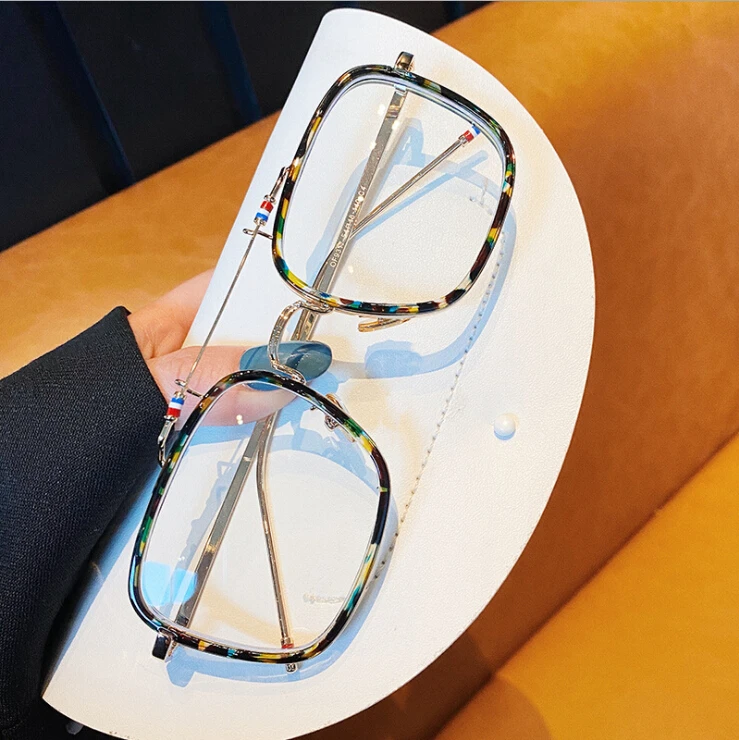

Double Bridge Myopia Eyeglasses New Oversized Anti Blue Light BlookingOptical Frame, 6 colors